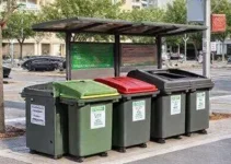 contêineres de lixo