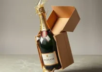 entregador arremessa espumante