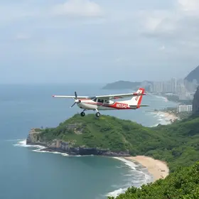 aeronave de pequeno porte cai no Recreio dos Bandeirantes