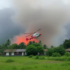 queda de helicópteros no Recreio