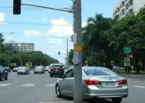 acidente na Avenida Salvador Allende