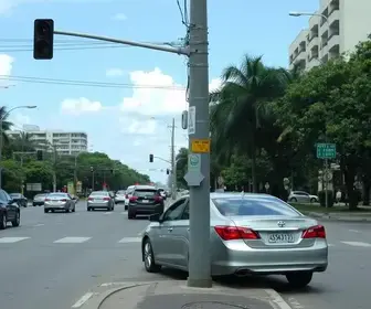 acidente na Avenida Salvador Allende